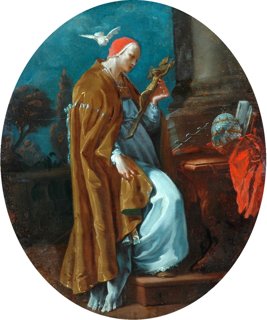 St Gregorius den store av Corrado Giaquinto
