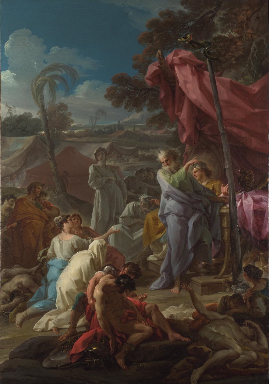 The Brazen Serpent, 1744 av Corrado Giaquinto
