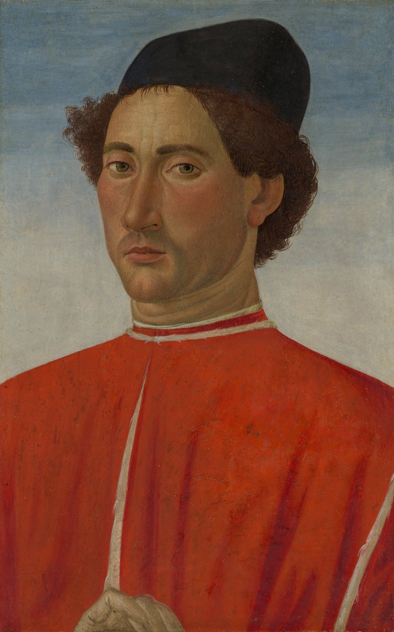Porträtt av en man, ca. 1481-82. av Cosimo Rosselli