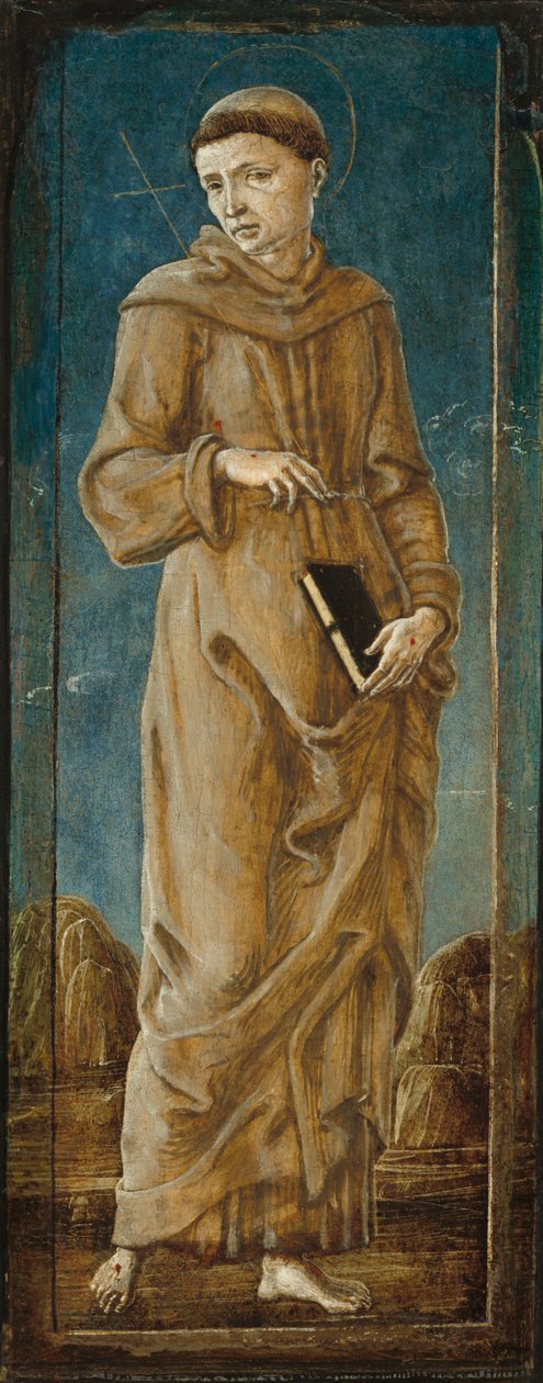 Hl. Franz von Assisi av Cosimo Tura
