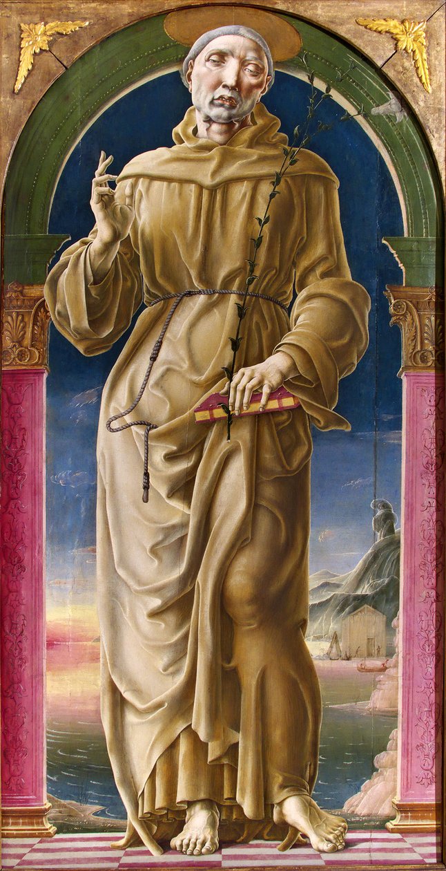 Sankt Antonius av Padua av Cosimo Tura