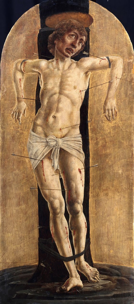Sankt Sebastian, ca 1484 av Cosimo Tura