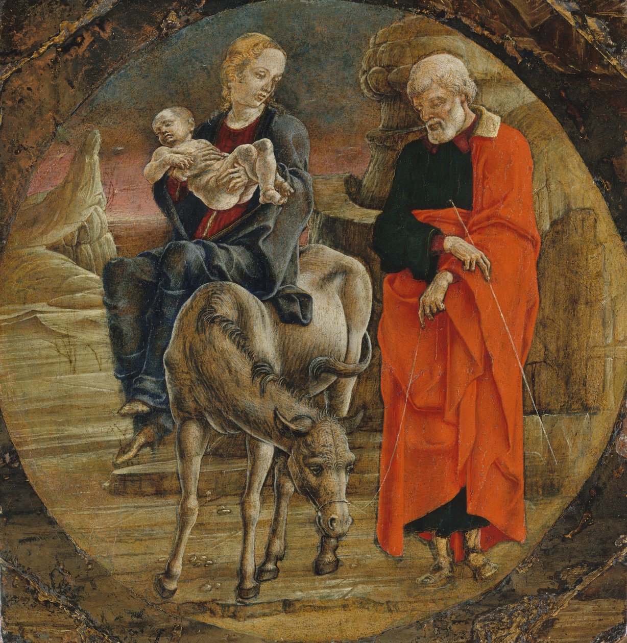 Flygningen till Egypten, 1470-talet. av Cosmè Tura