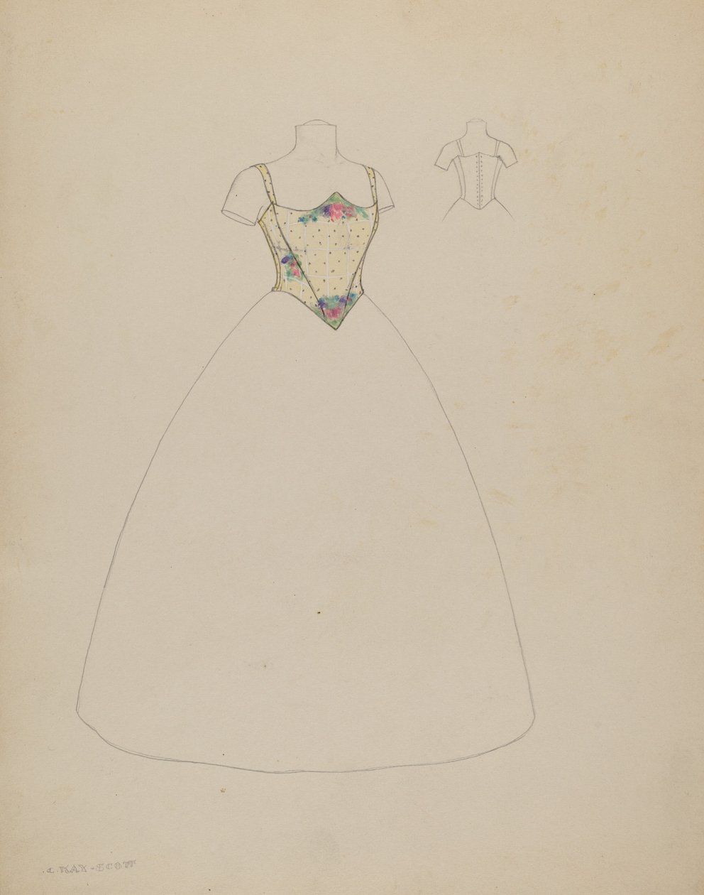 Design för Bodice av Creighton Kay Scott
