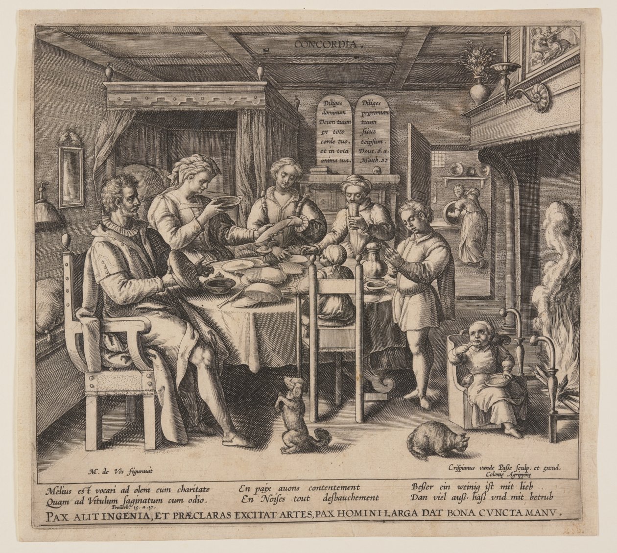 Condordia av Crispijn van de Passe I