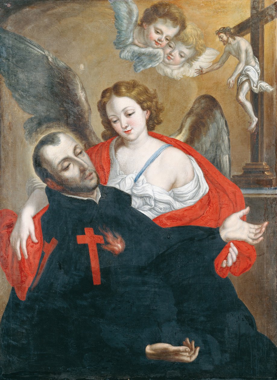 Sankt Camillus de Lellis extas av Cristóbal Lozano
