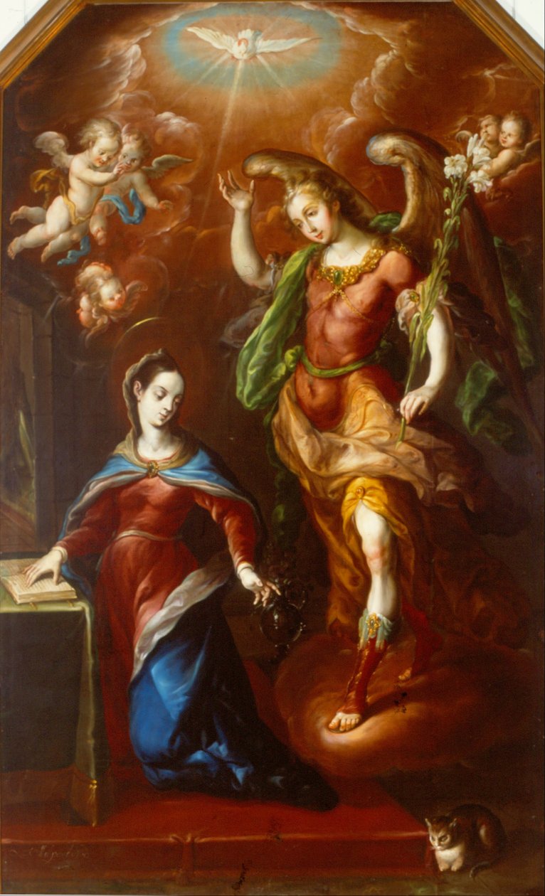 Bebådelsen av Cristobal de Villalpando
