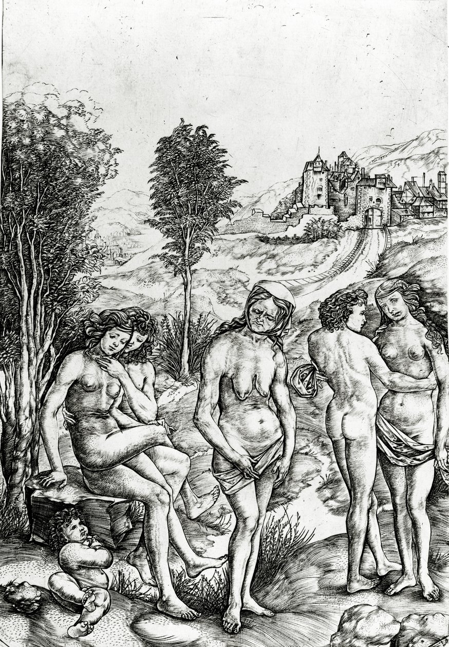 Allegori om avundsjuka, ca 1515 av Cristofano Robetta