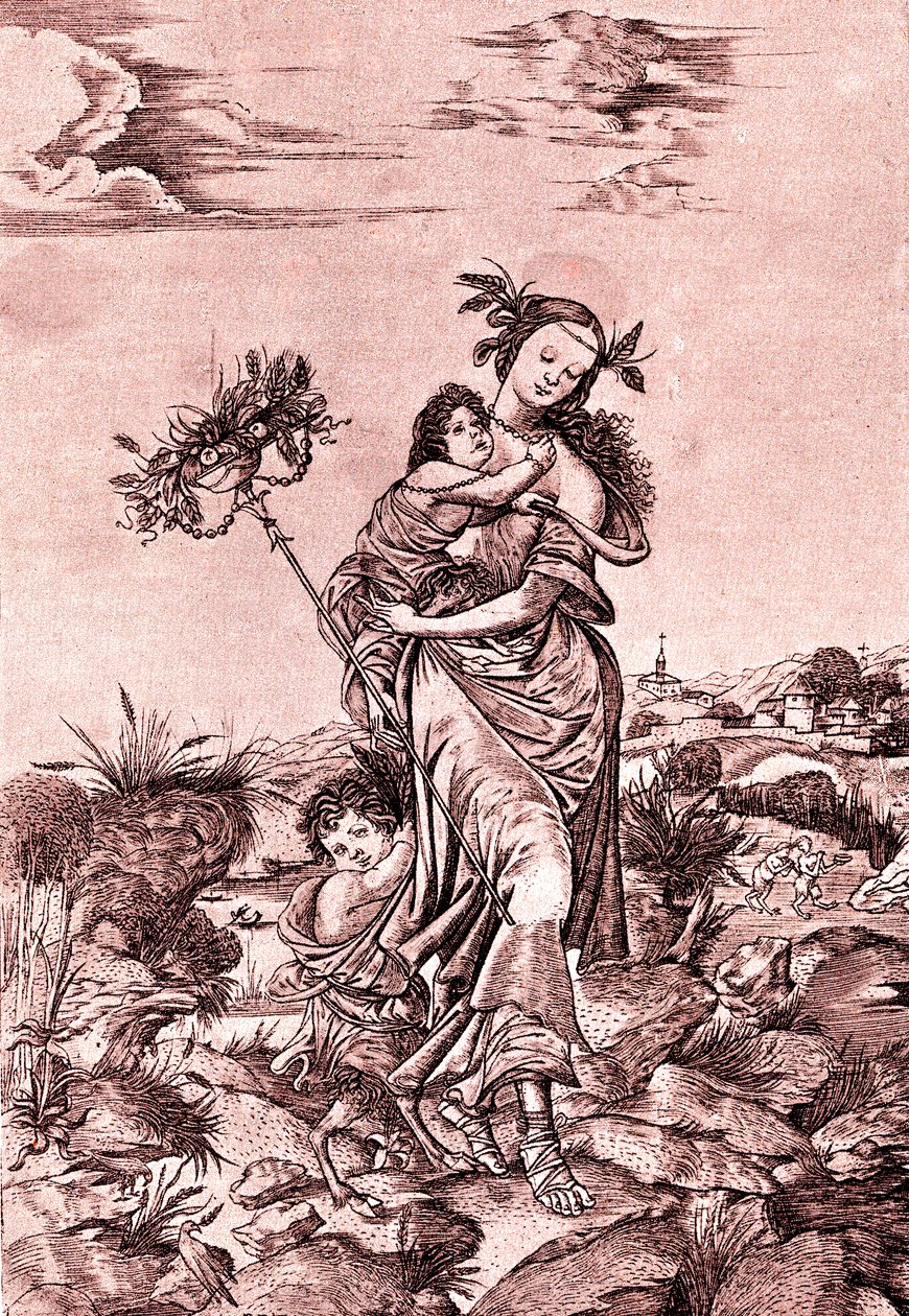Ceres av Cristofano Robetta