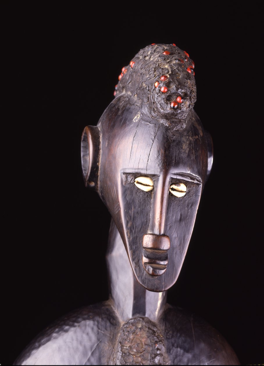 Kvinnlig rhythm pounder (trä) (detalj av 908540) av Culture Senufo