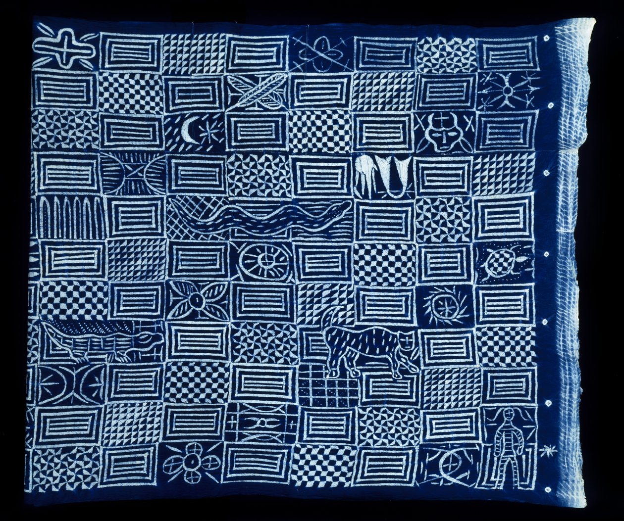 Adire Cloth, utan datum (tyg) av Yoruba Culture