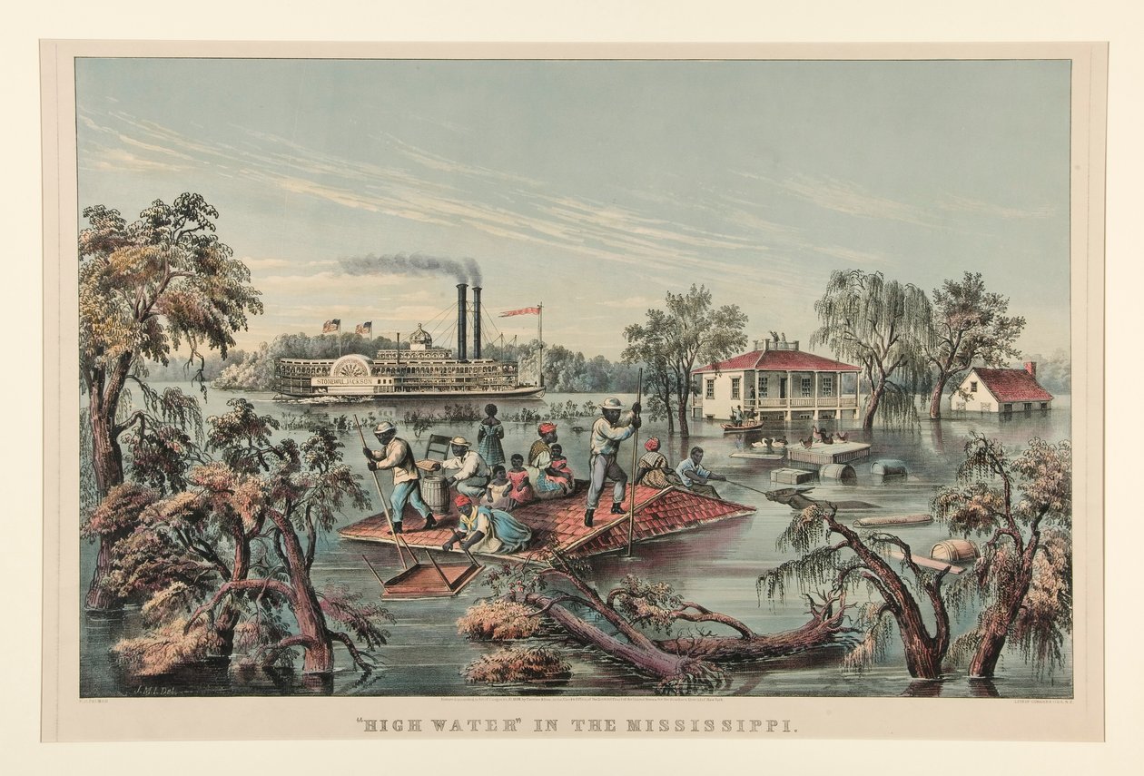 :Högt vatten av Currier and Ives