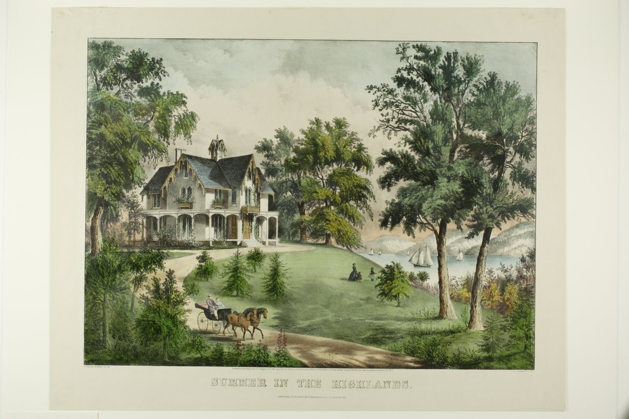 Sommar i höglandet av Currier and Ives