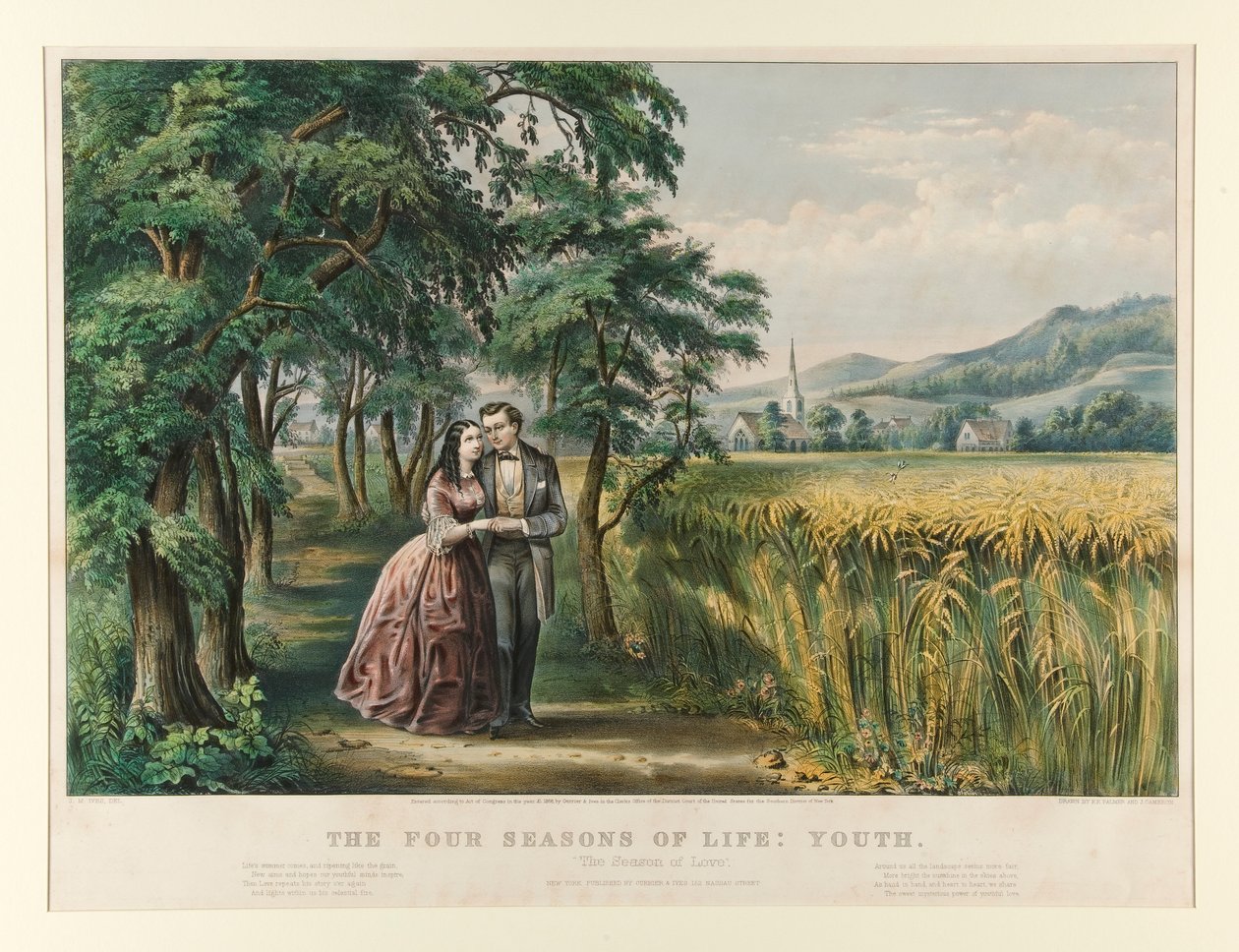 Livets fyra årstider: Ungdom av Currier and Ives
