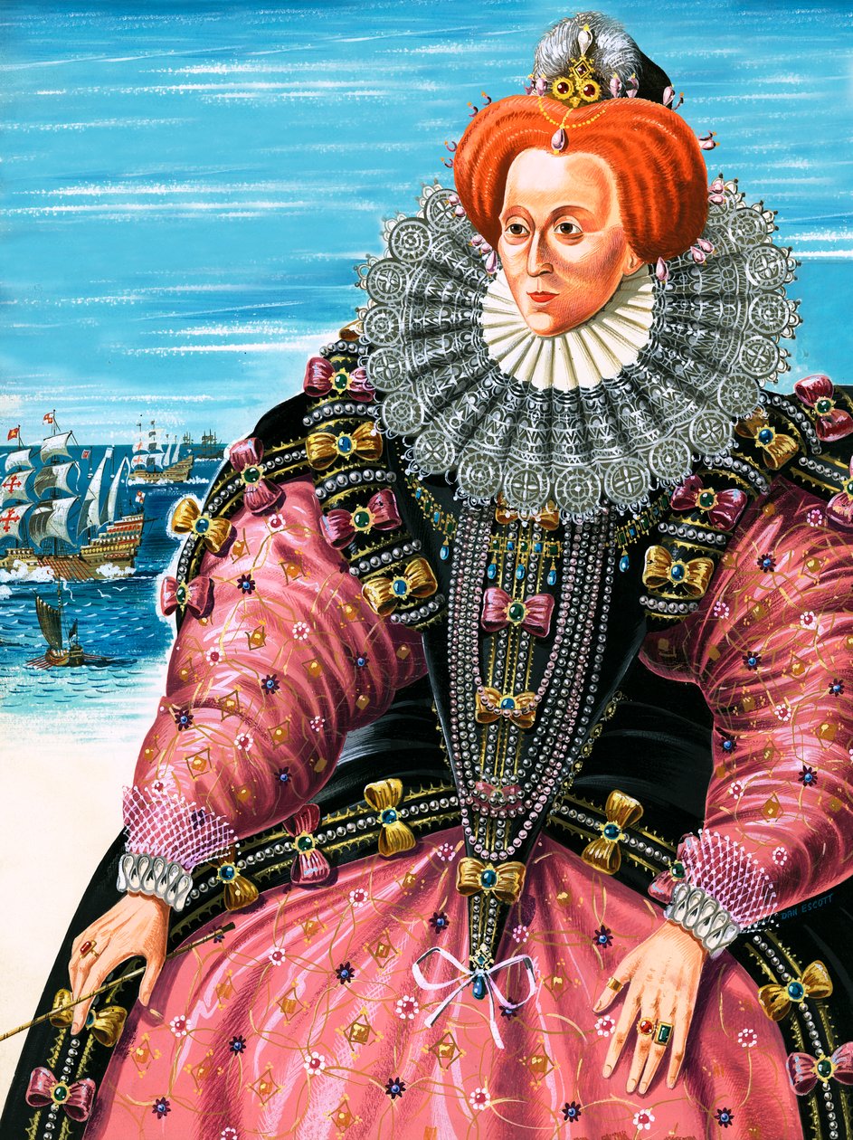 Drottning Elizabeth - krigardrottningen av Dan Escott
