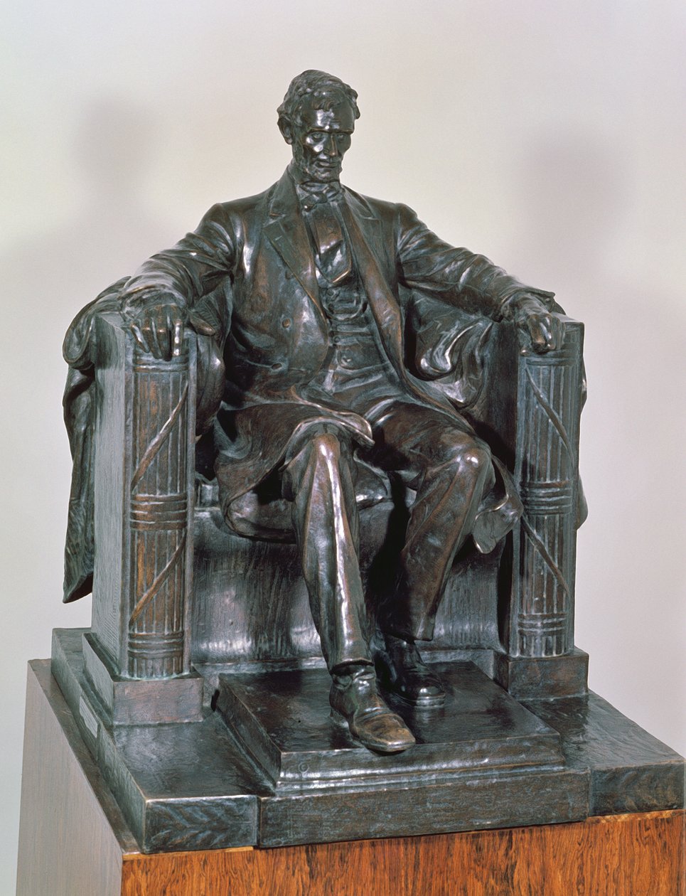 Abraham Lincoln, 1920-tal (brons) av Daniel Chester French