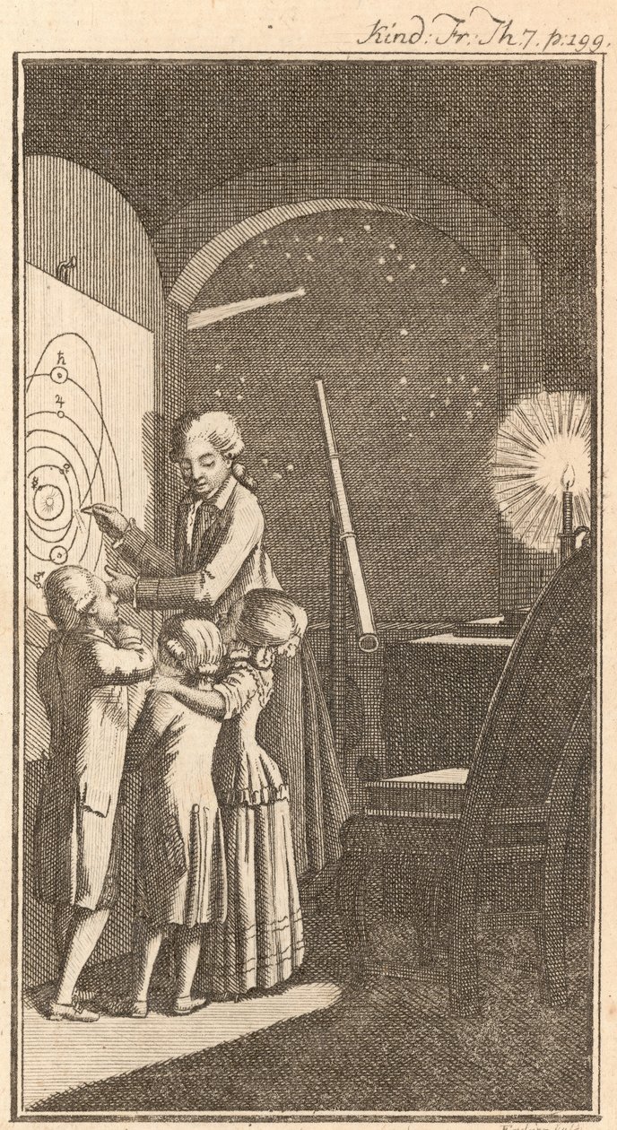 Astronomen, 1780 av Daniel Nikolaus Chodowiecki