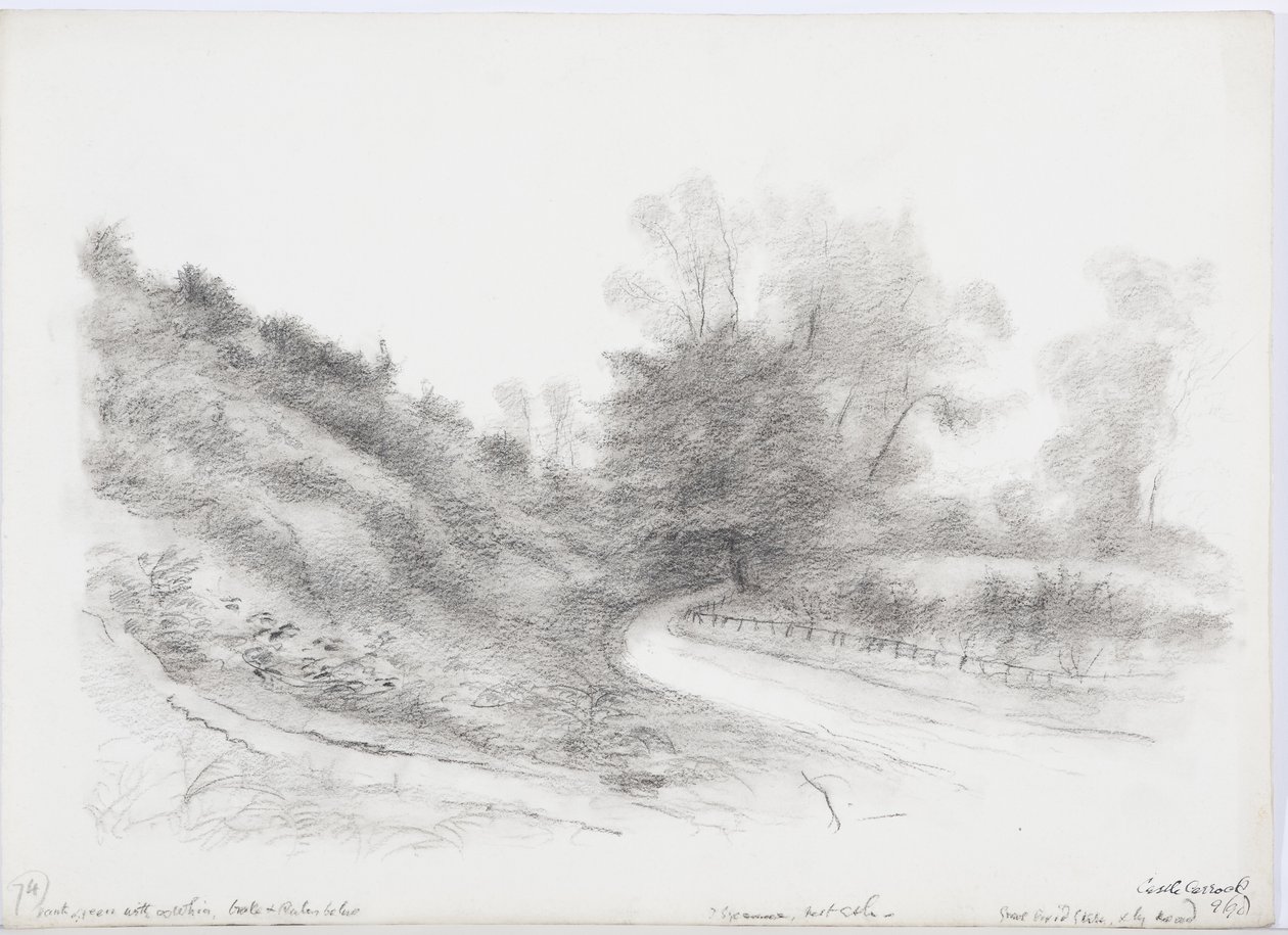 c.1916 (penna och wc på papper) av Daniel Oliver