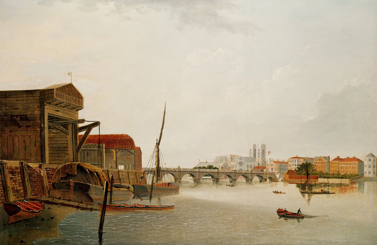 Westminster Bridge (olja) av Daniel Turner
