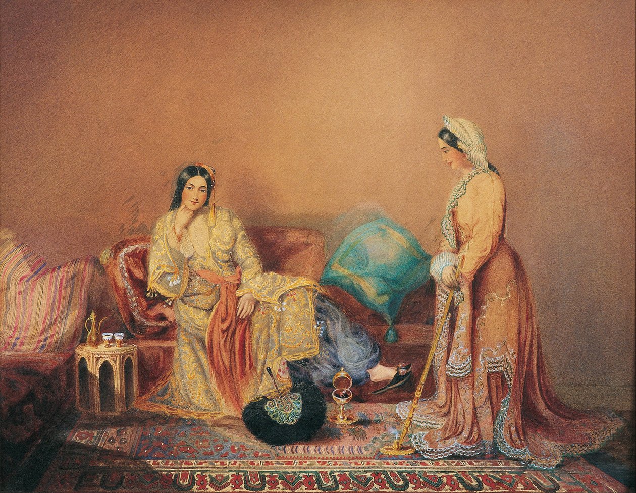 Phanariot grekiska damer av Daniel Valentine Rivière