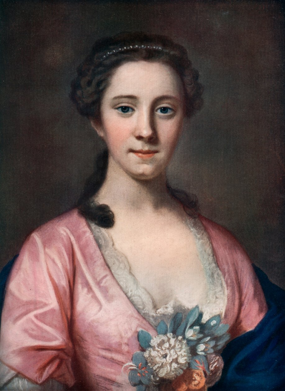 Mrs Ballack, sent 1700-tidigt 1800-tal 1912. av Daniel Gardner