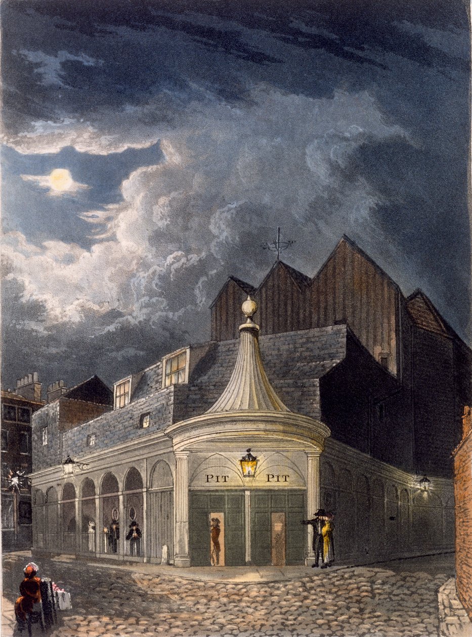 Olympiska teatern, 1826 av Daniel Havell