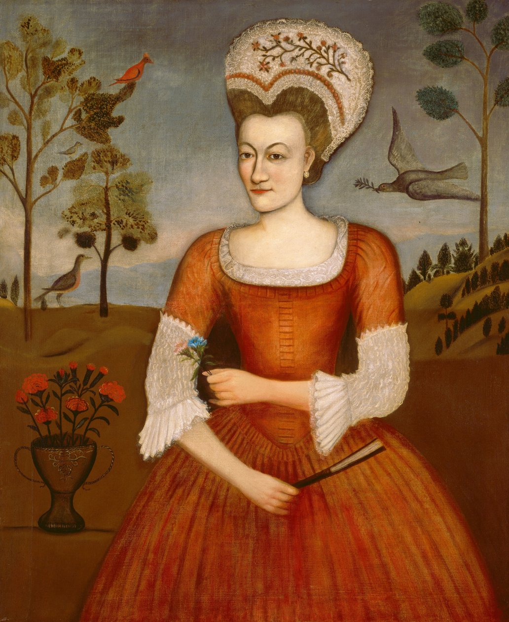 Catharine Hendrickson, ca. 1770. av Daniel Hendrickson