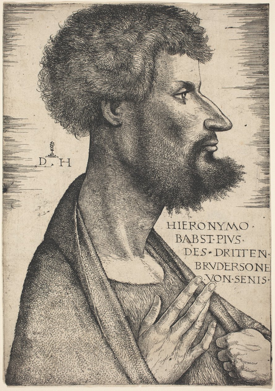 Jerome av Siena av Daniel Hopfer