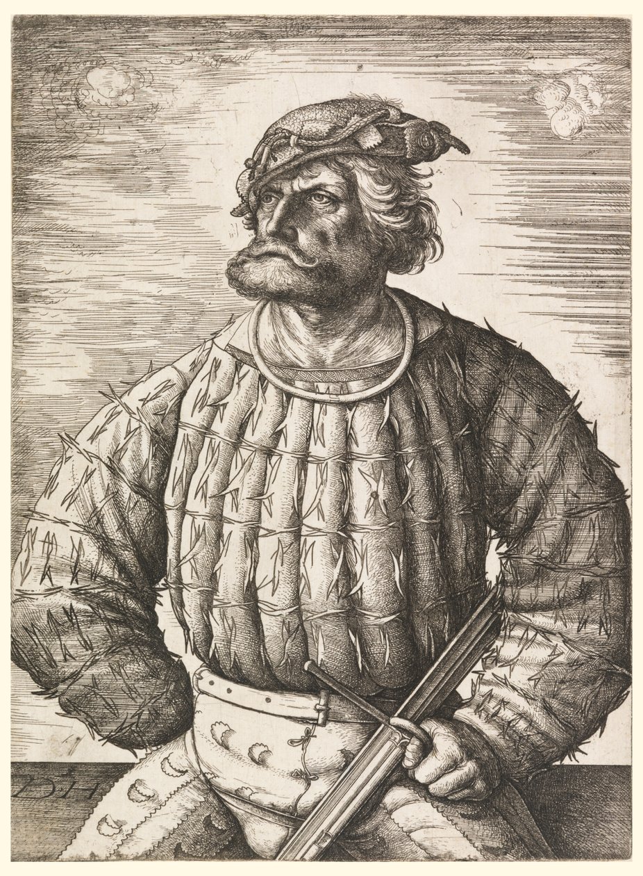 Porträtt av Conrad von der Rosen av Daniel Hopfer