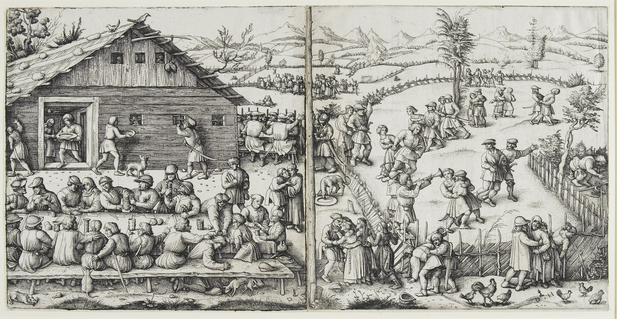 Festivalen, efter 1520 av Daniel Hopfer