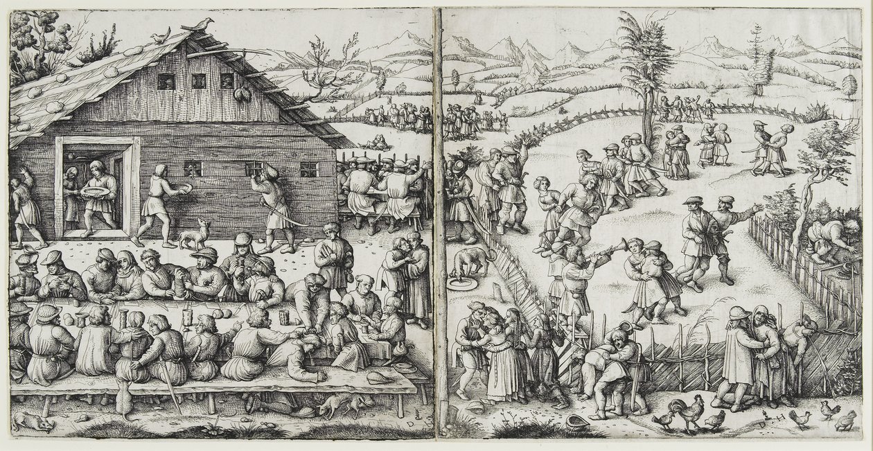 Festivalen, efter 1520 av Daniel Hopfer