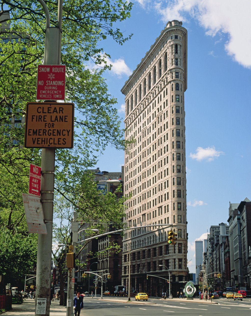 Flatiron Building, färdigställd 1902 av Daniel Hudson Burnham