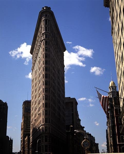 Flatiron Building, färdigställd 1902 av Daniel Hudson Burnham