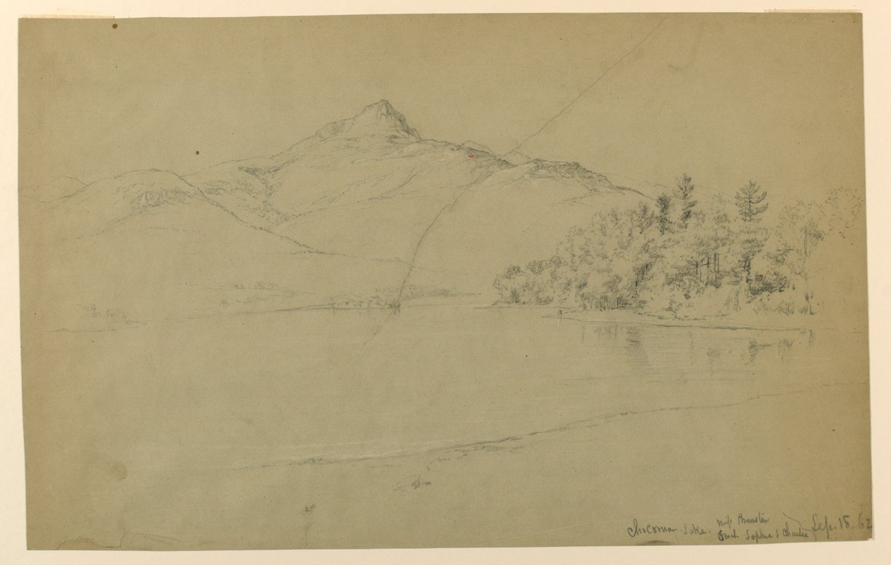 Chocorua Lake av Daniel Huntington