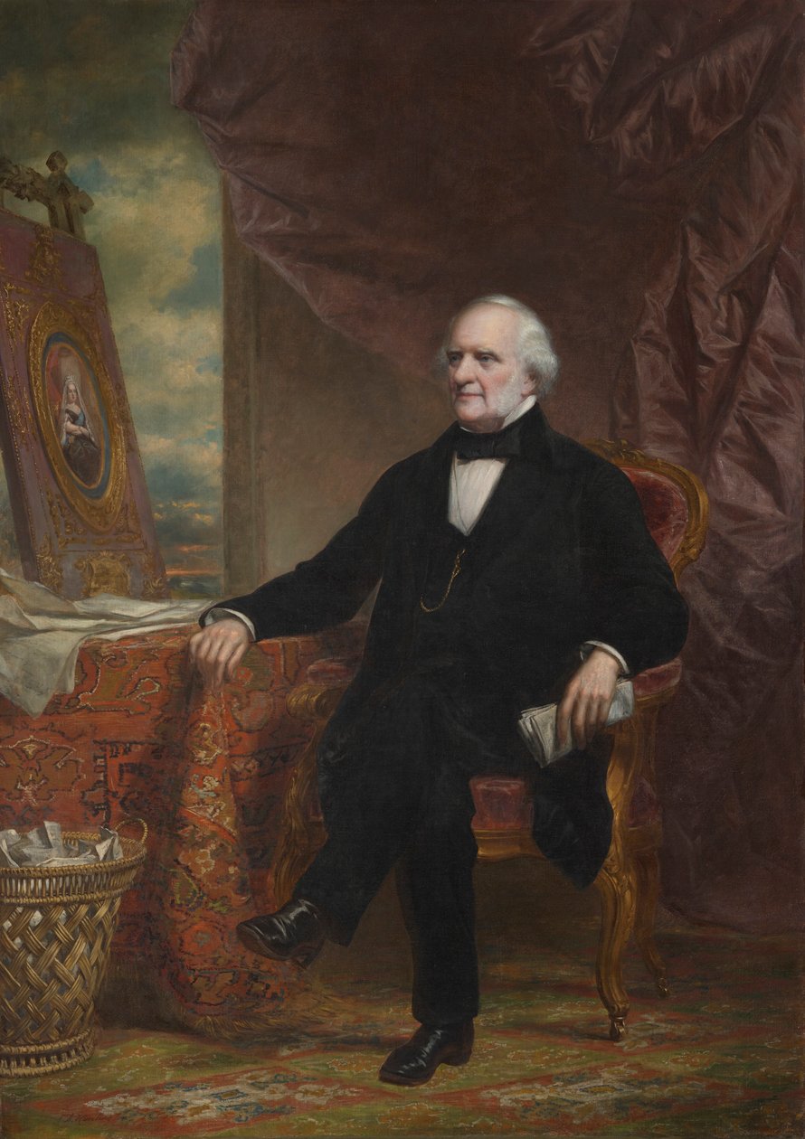 George Peabody (1795-1869) av Daniel Huntington