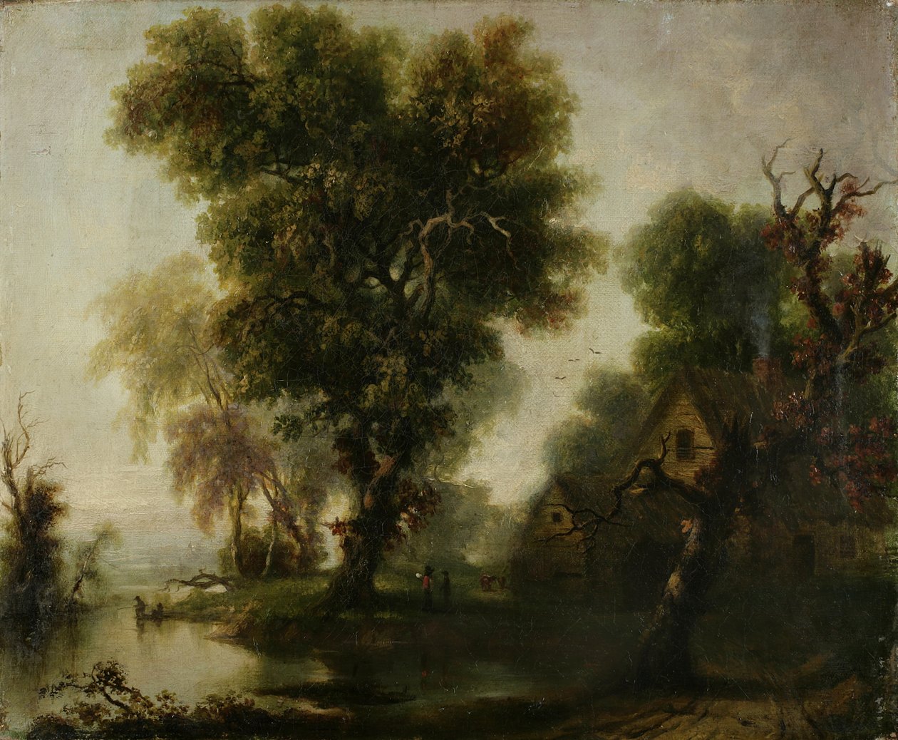 Landskap, 1837 av Daniel Huntington