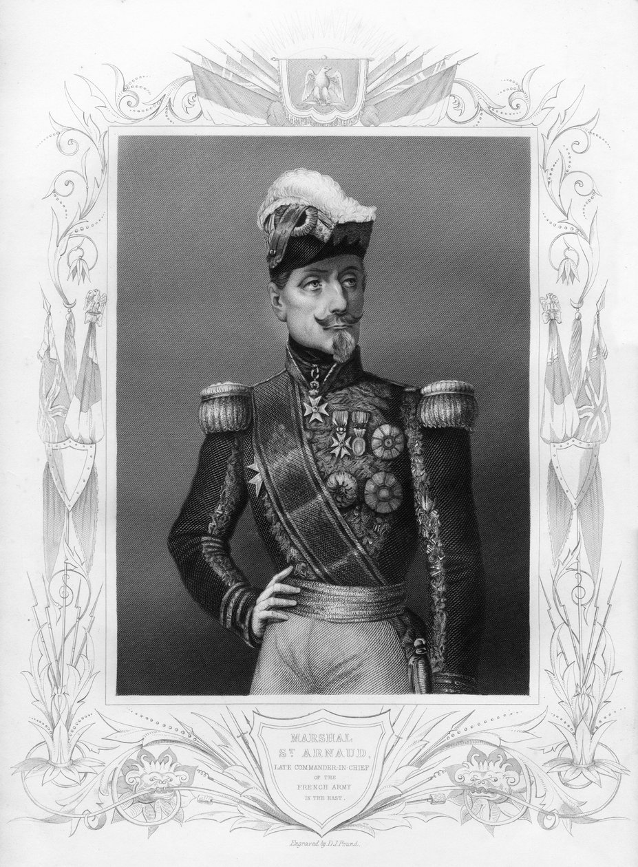 Armand-Jacques Leroy de Saint-Arnaud 1801-1854, 1857. av Daniel John Pound