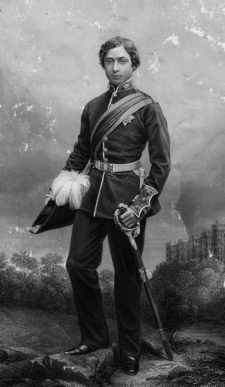 Prinsen av Wales, c1851. av Daniel John Pound