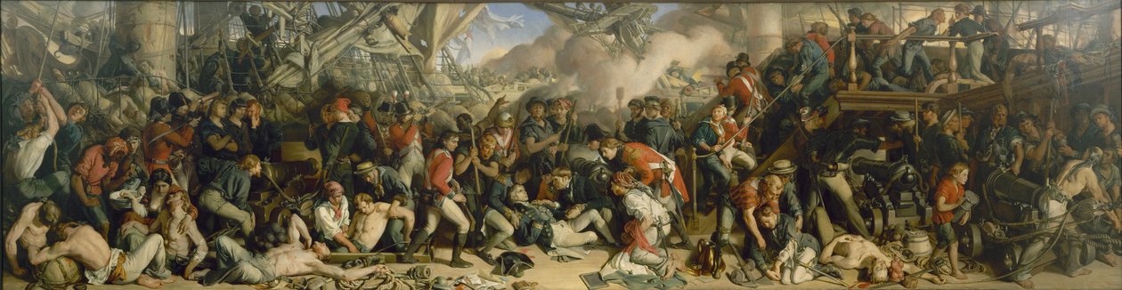 Nelsons död, 1859-1864 av Daniel Maclise