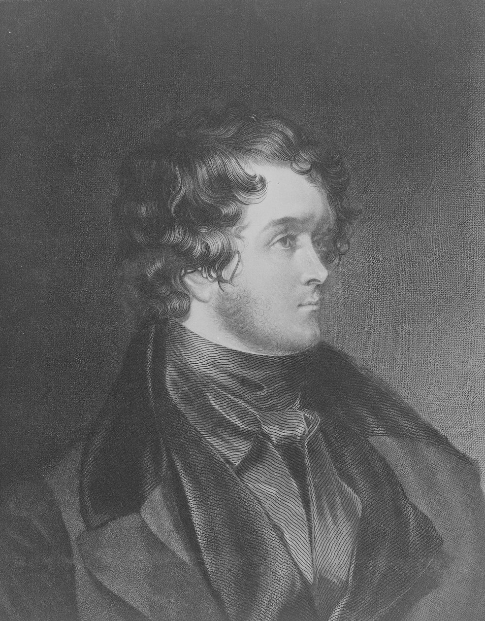 William Harrison Ainsworth swed av Daniel Maclise
