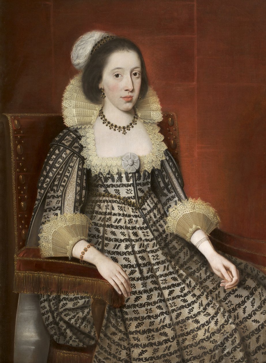Elizabeth Leicester av Daniel Mytens