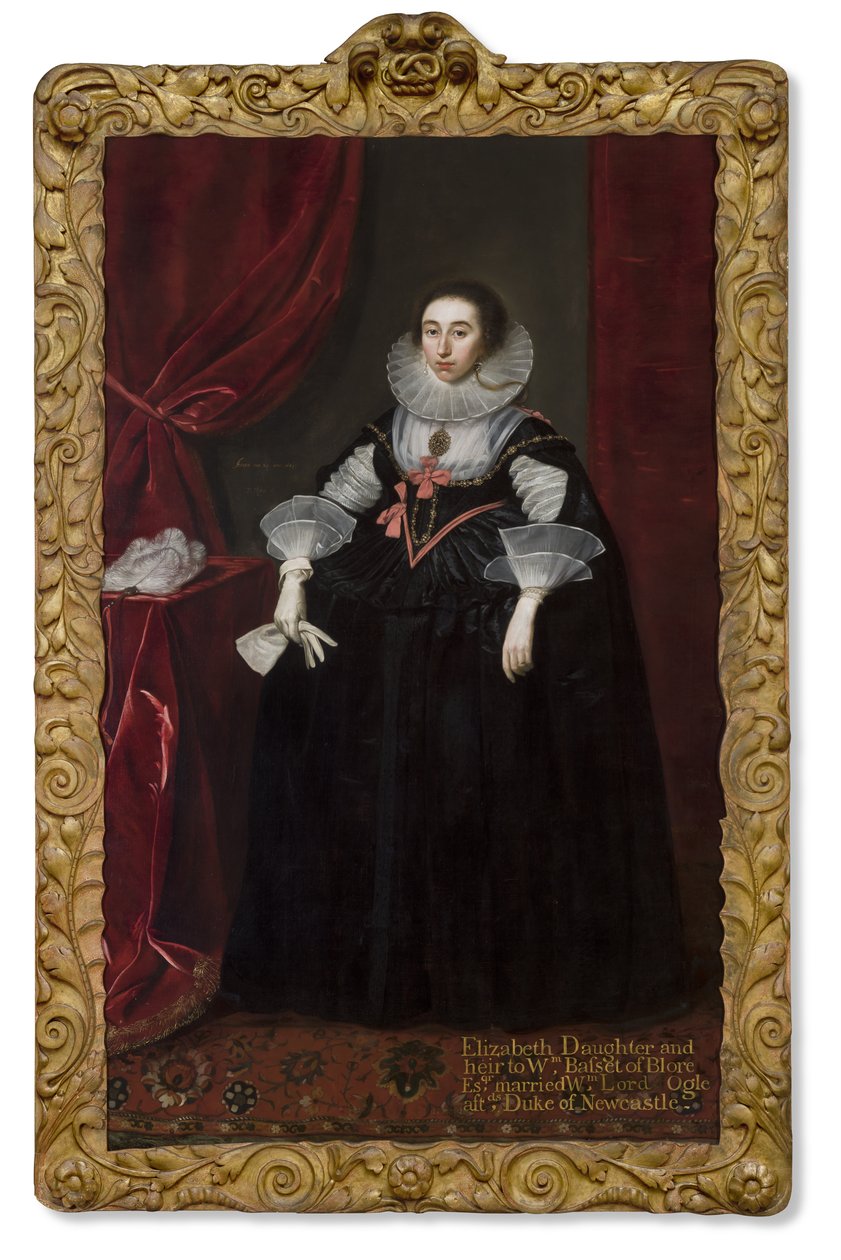 Porträtt av Elizabeth Cavendish, 1624 av Daniel Mytens