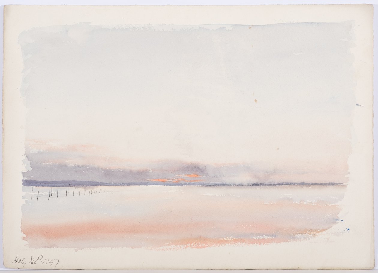 c.1916 (penna och wc på papper) av Daniel Oliver