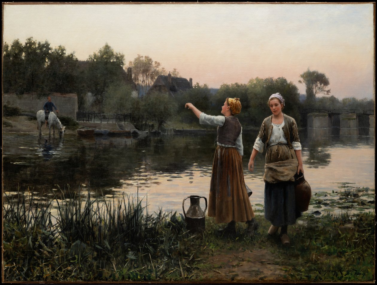 Vattenbärarna av Daniel Ridgway Knight