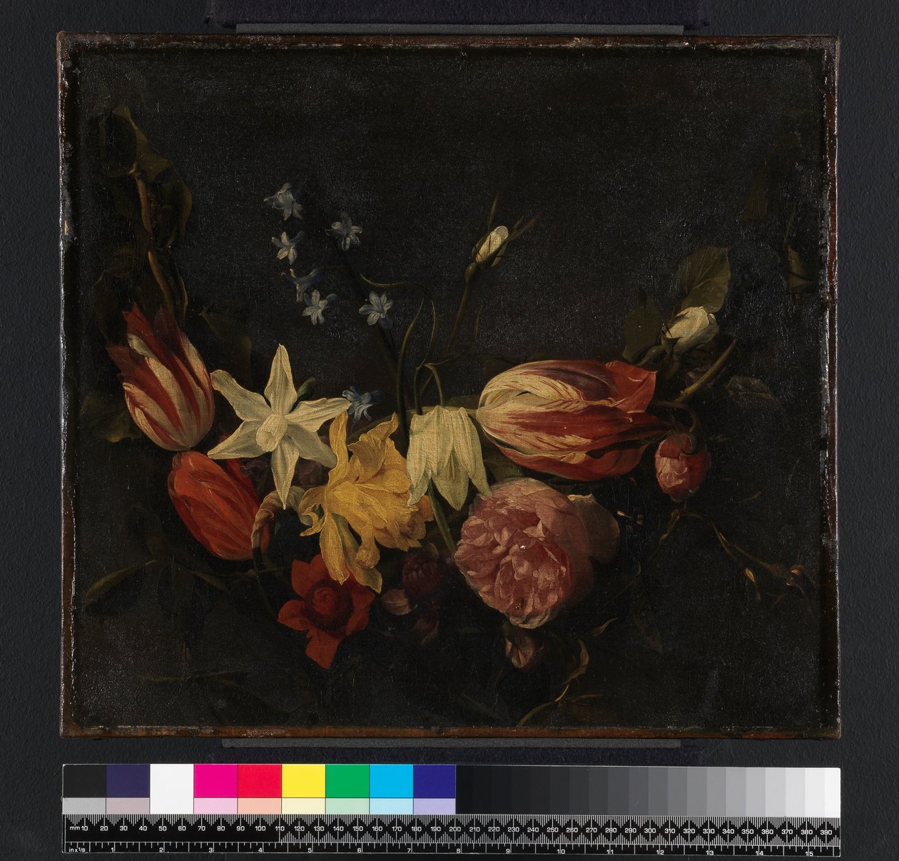 Festong av blommor, före 1661 av Daniel Seghers