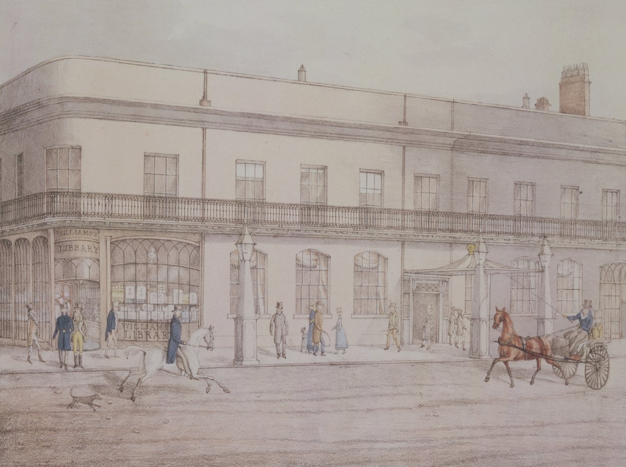 Assembly Rooms & Williams Library, Cheltenham, 1821 av Daniel Thomas Egerton