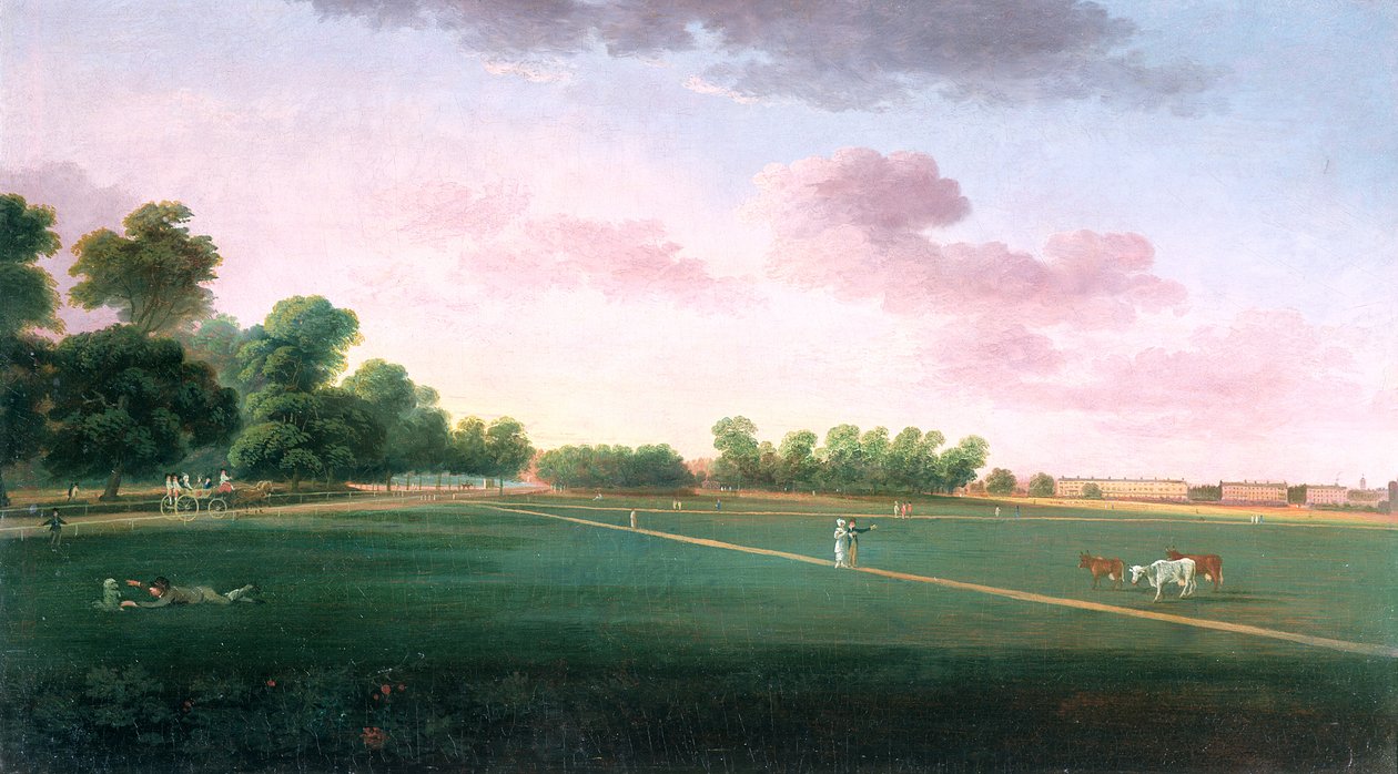 En utsikt över Hyde Park, 1800-talet av Daniel Turner