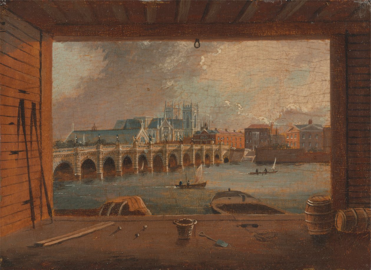 Utsikt över Westminster Bridge av Daniel Turner