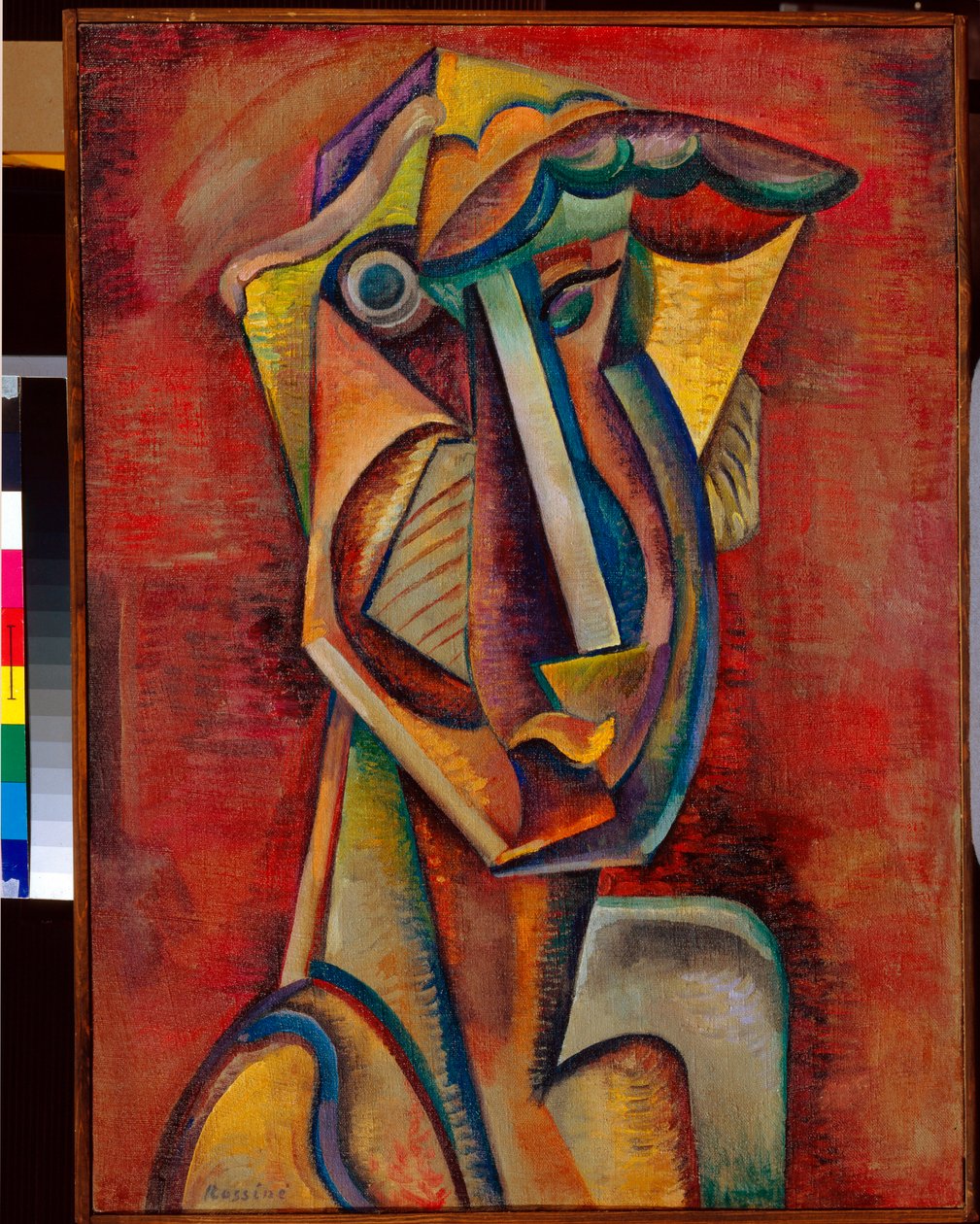 Poeten, cirka 1920 (målning) av Daniel Vladimir Baranoff Rossine