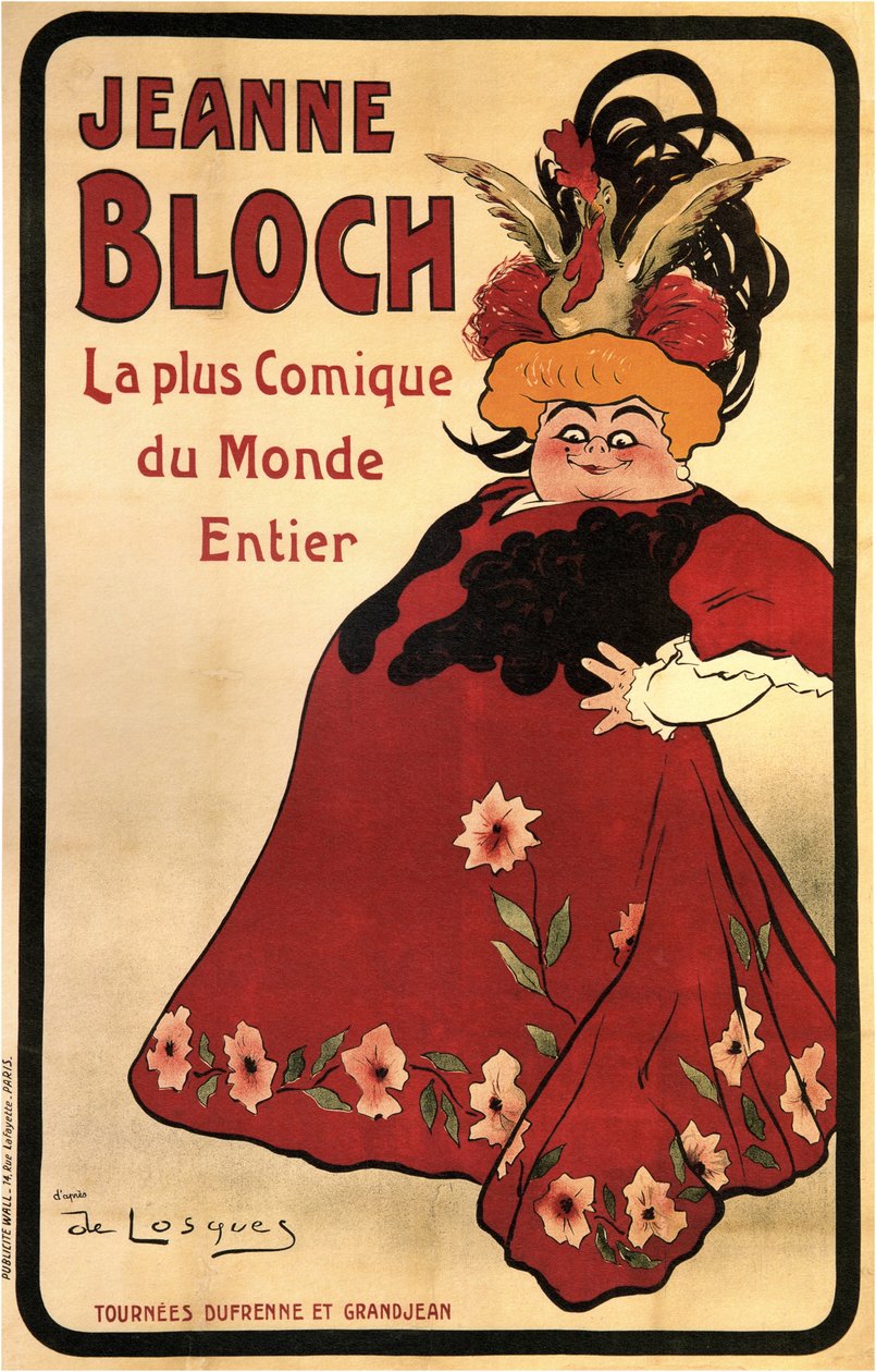Jeanne Bloch, 1908 av Daniel de Losques